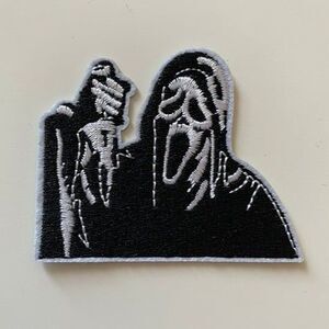 Ghostface iron on Patch